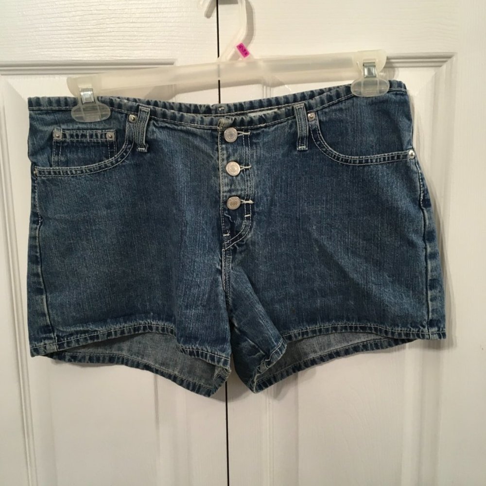 Jordache Denim Button Front Shorts